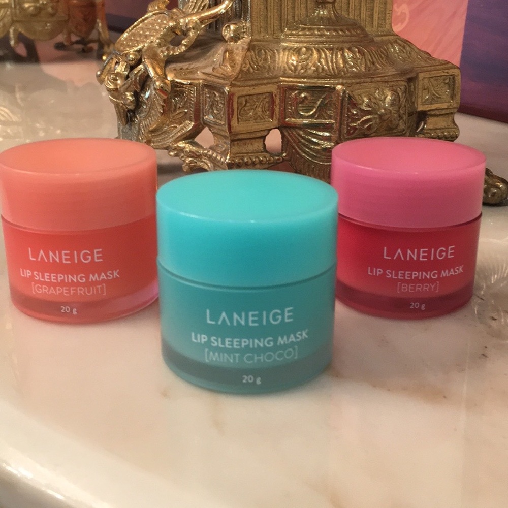 LANEIGE Lip Sleeping Mask in Mint Choco+Apple Lime+Berry - Picture 2 of 15